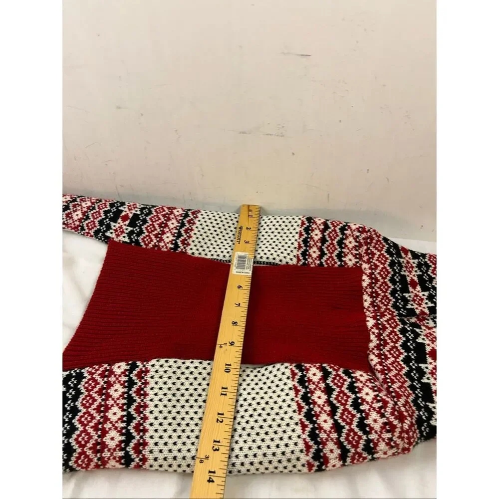 Telluride Clothing Company Dog sweater‎ reindeer red black antlers